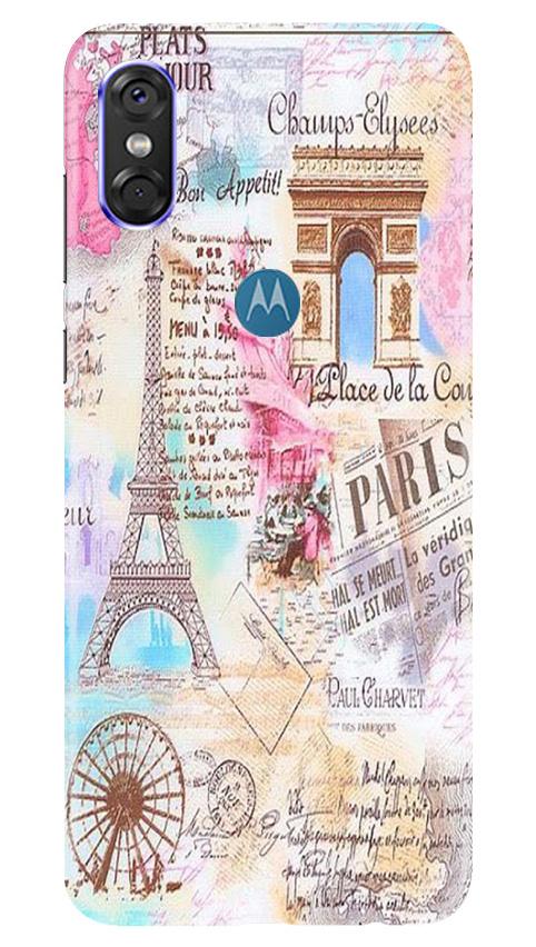 Paris Eiftel Tower Mobile Back Case for Moto One (Design - 54) Paris Eiftel Tower Case for Moto One