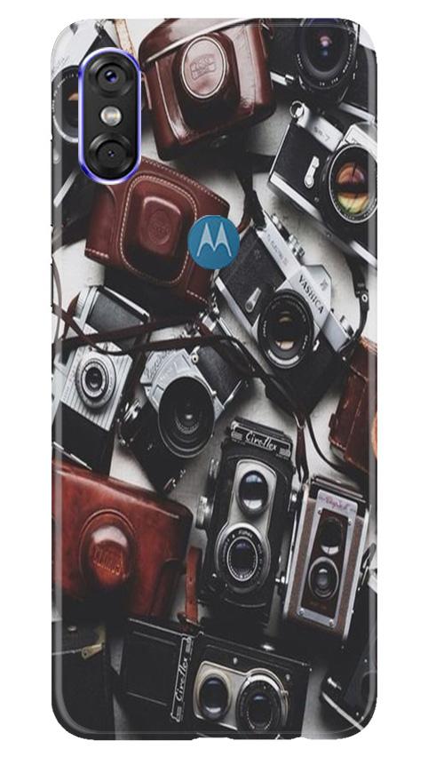 Cameras Mobile Back Case for Moto P30 Play (Design - 57) Cameras Case for Moto P30 Play
