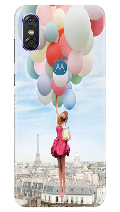 Girl with Baloon Mobile Back Case for Moto P30 Play (Design - 84) Girl with Baloon Case for Moto P30 Play