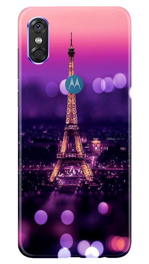 Eiffel Tower Mobile Back Case for Moto One (Design - 86) Eiffel Tower Case for Moto One