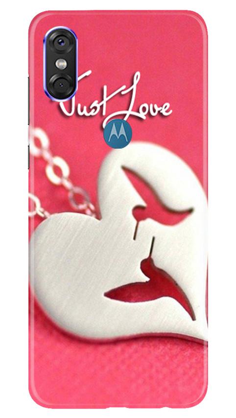 Just love Mobile Back Case for Moto One (Design - 88) Just love Case for Moto One