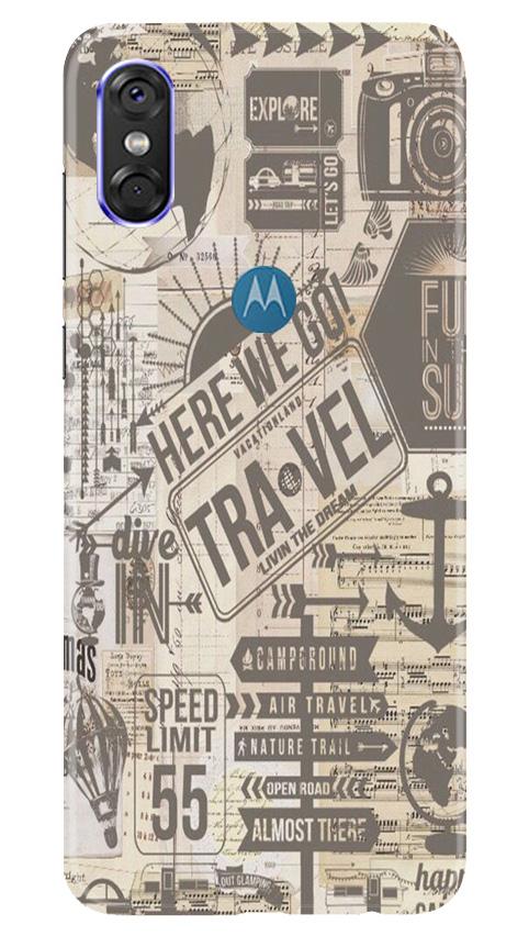 Travel Mobile Back Case for Moto P30 Play (Design - 104) Travel Case for Moto P30 Play (Design - 104)