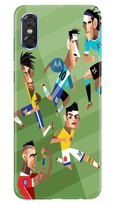 Football Mobile Back Case for Moto P30 Play (Design - 166) Football Case for Moto P30 Play (Design - 166)
