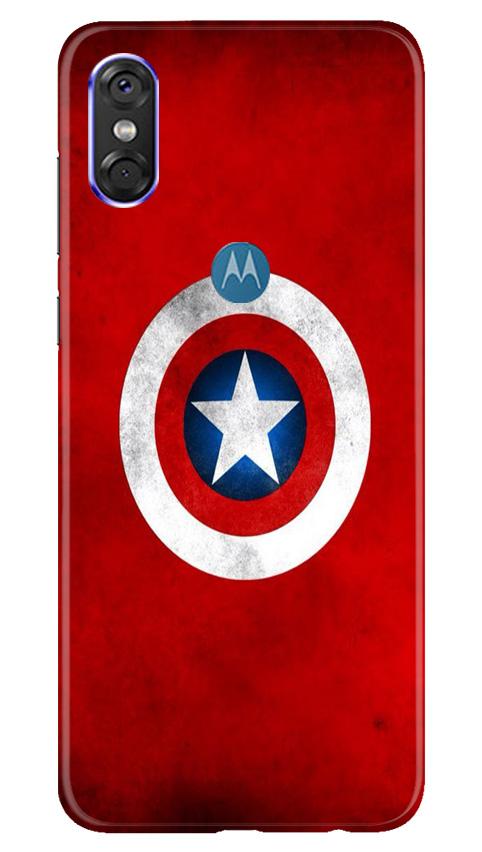 Captain America Mobile Back Case for Moto P30 Play (Design - 249) Captain America Case for Moto P30 Play (Design No. 249)