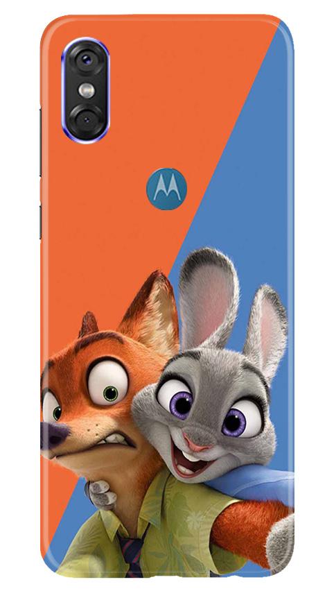 Cartoon Mobile Back Case for Moto One (Design - 346) Cartoon Mobile Back Case for Moto One (Design - 346)