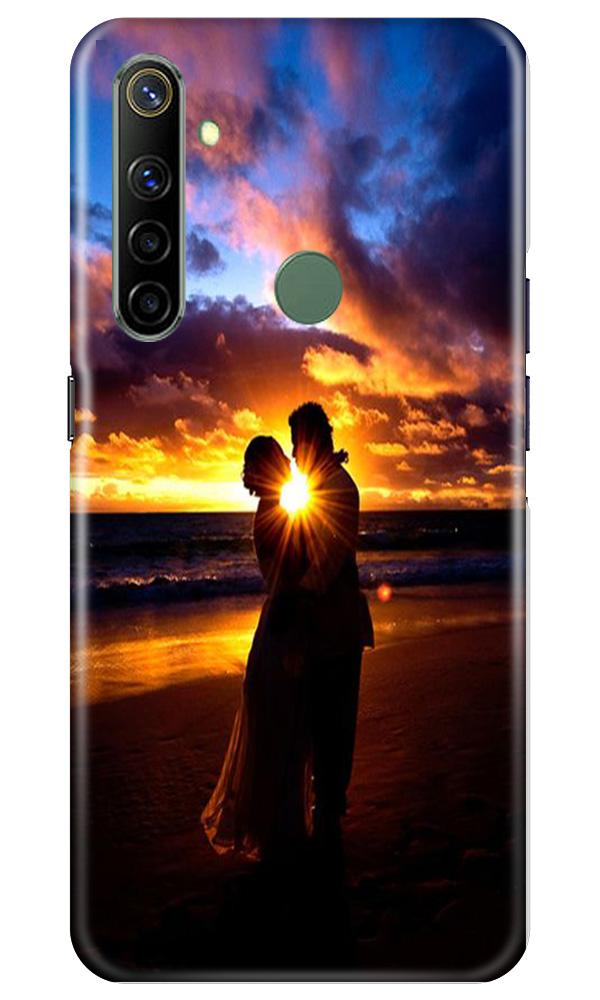 Couple Sea shore Mobile Back Case for Realme Narzo 10 (Design - 13) Couple Sea shore Case for Realme Narzo 10