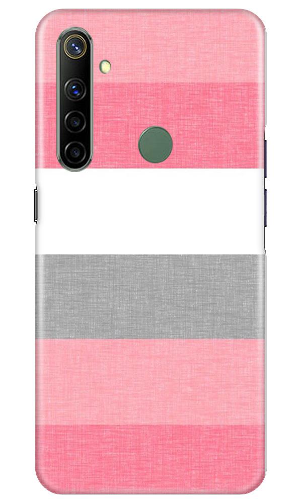 Pink white pattern Mobile Back Case for Realme Narzo 10 (Design - 55) Pink white pattern Case for Realme Narzo 10