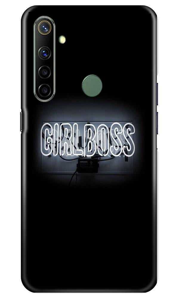 Girl Boss Black Mobile Back Case for Realme Narzo 10 (Design - 268) Girl Boss Black Case for Realme Narzo 10 (Design No. 268)