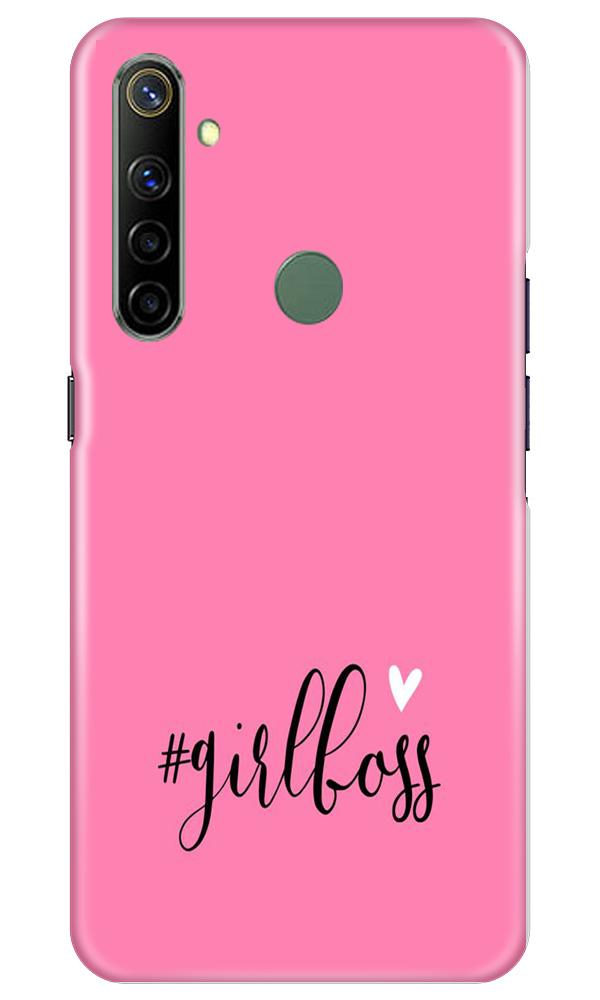Girl Boss Pink Mobile Back Case for Realme Narzo 10 (Design - 269) Girl Boss Pink Case for Realme Narzo 10 (Design No. 269)