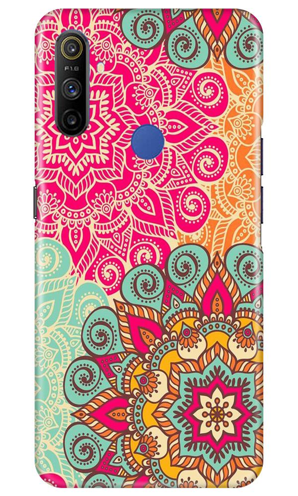 Rangoli art Mobile Back Case for Realme Narzo 10a (Design - 6) Rangoli art Case for Realme Narzo 10a
