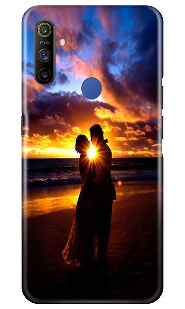 Couple Sea shore Mobile Back Case for Realme Narzo 10a (Design - 13) Couple Sea shore Case for Realme Narzo 10a