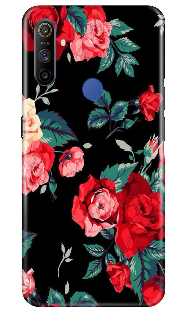 Red Rose2 Mobile Back Case for Realme Narzo 10a (Design - 81) Red Rose2 Case for Realme Narzo 10a