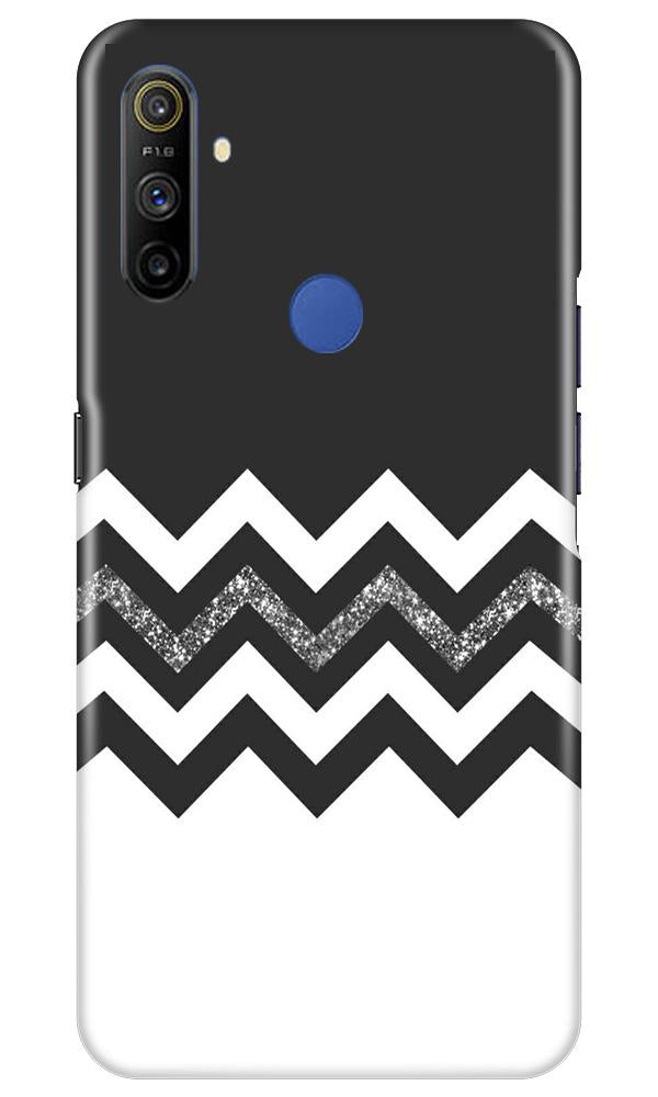 Black white Pattern2Mobile Back Case for Realme Narzo 10a (Design - 83) Black white Pattern2Case for Realme Narzo 10a