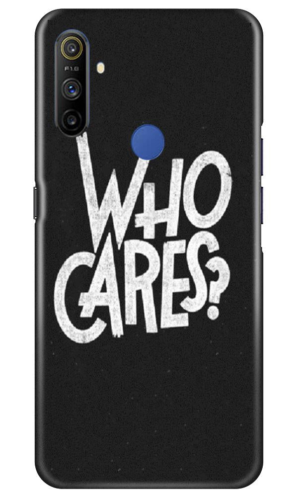 Who Cares Mobile Back Case for Realme Narzo 10a (Design - 94) Who Cares Case for Realme Narzo 10a