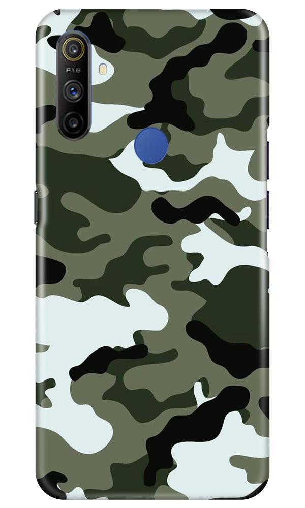 Army Camouflage Mobile Back Case for Realme Narzo 10a (Design - 108) Army Camouflage Case for Realme Narzo 10a (Design - 108)