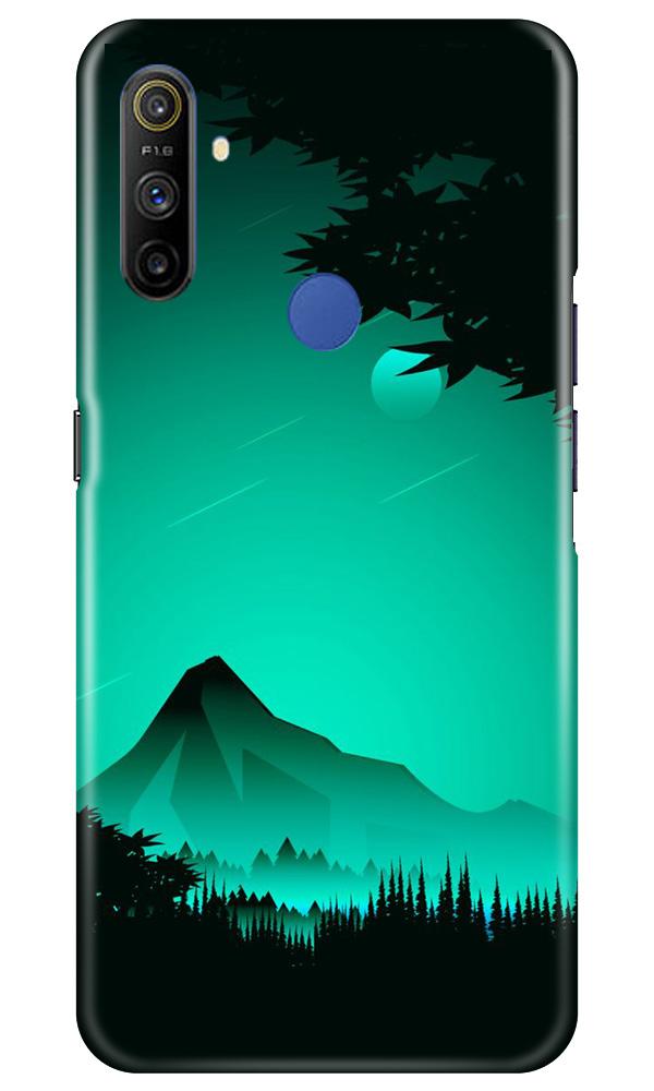 Moon Mountain Mobile Back Case for Realme Narzo 10a (Design - 204) Moon Mountain Case for Realme Narzo 10a (Design - 204)