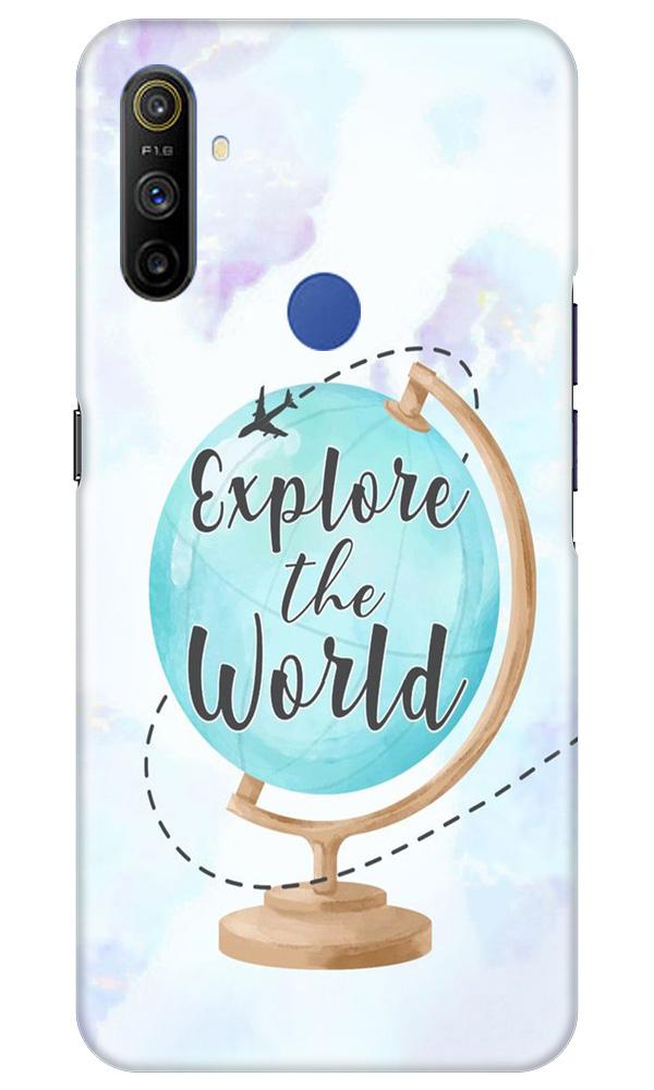 Explore the World Mobile Back Case for Realme Narzo 10a (Design - 207) Explore the World Case for Realme Narzo 10a (Design No. 207)