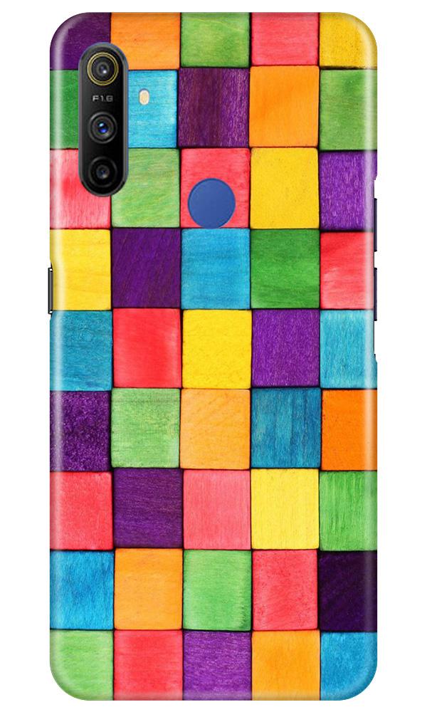 Colorful Square Mobile Back Case for Realme Narzo 10a (Design - 218) Colorful Square Case for Realme Narzo 10a (Design No. 218)