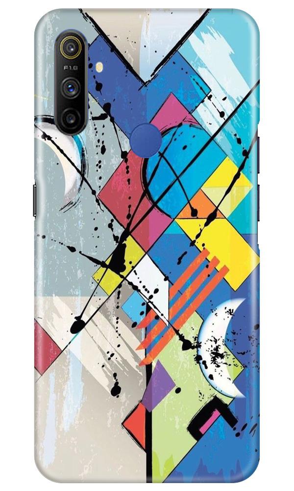 Modern Art Mobile Back Case for Realme Narzo 10a (Design - 235) Modern Art Case for Realme Narzo 10a (Design No. 235)