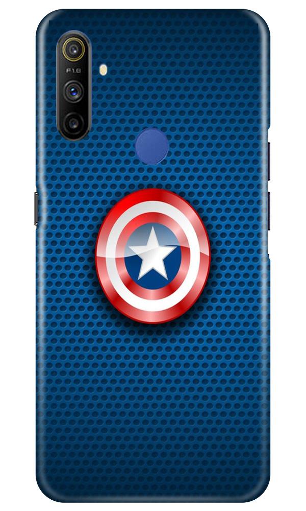 Captain America Shield Mobile Back Case for Realme Narzo 10a (Design - 253) Captain America Shield Case for Realme Narzo 10a (Design No. 253)