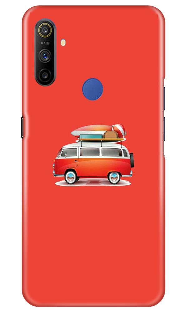 Travel Bus Mobile Back Case for Realme Narzo 10a (Design - 258) Travel Bus Case for Realme Narzo 10a (Design No. 258)