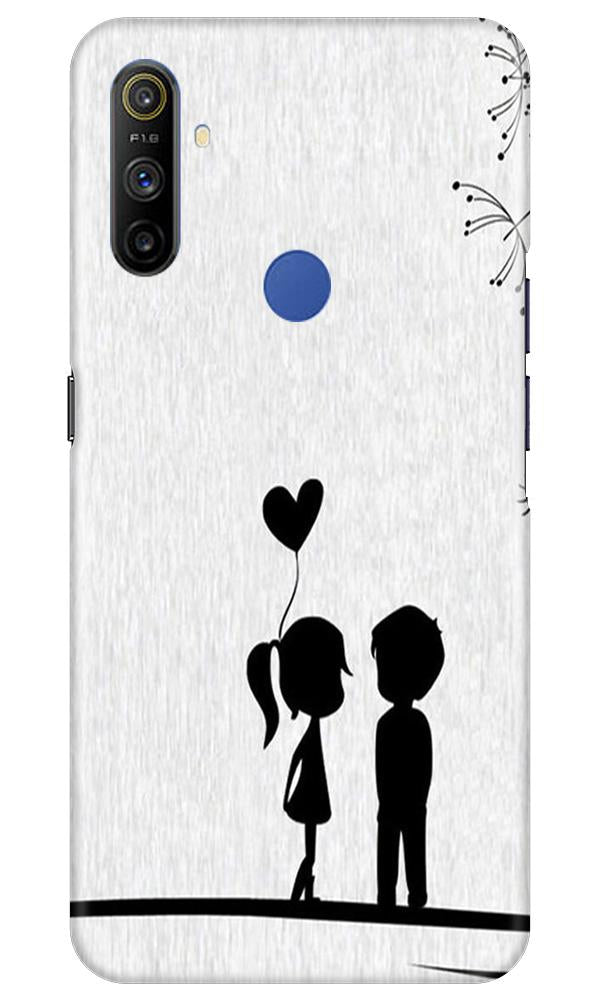 Cute Kid Couple Mobile Back Case for Realme Narzo 10a (Design - 283) Cute Kid Couple Case for Realme Narzo 10a (Design No. 283)