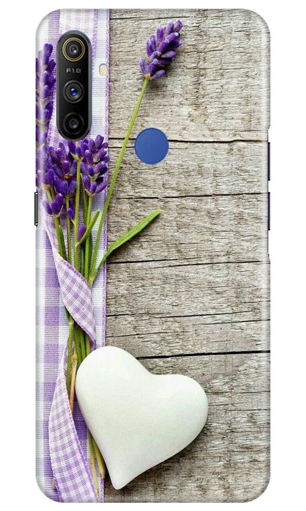 White Heart Mobile Back Case for Realme Narzo 10a (Design - 298) White Heart Case for Realme Narzo 10a (Design No. 298)