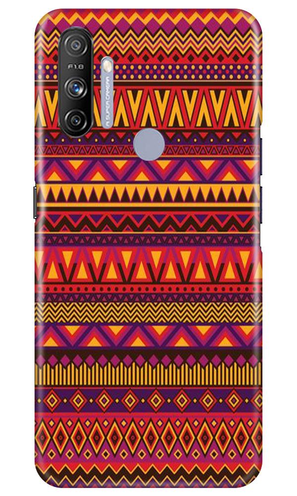 Zigzag line pattern2 Mobile Back Case for Realme Narzo 20A (Design - 10) Zigzag line pattern2 Case for Realme Narzo 20A