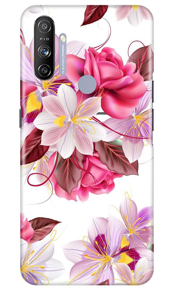 Beautiful flowers Mobile Back Case for Realme Narzo 20A (Design - 23) Beautiful flowers Case for Realme Narzo 20A