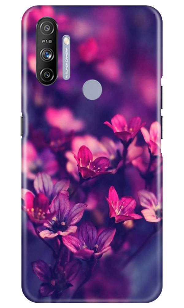 flowers Mobile Back Case for Realme Narzo 20A (Design - 25) flowers Case for Realme Narzo 20A