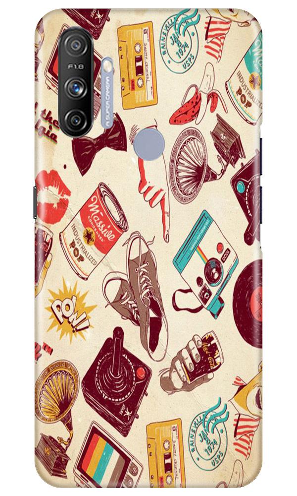 Vintage Mobile Back Case for Realme Narzo 20A (Design - 35) Vintage Case for Realme Narzo 20A