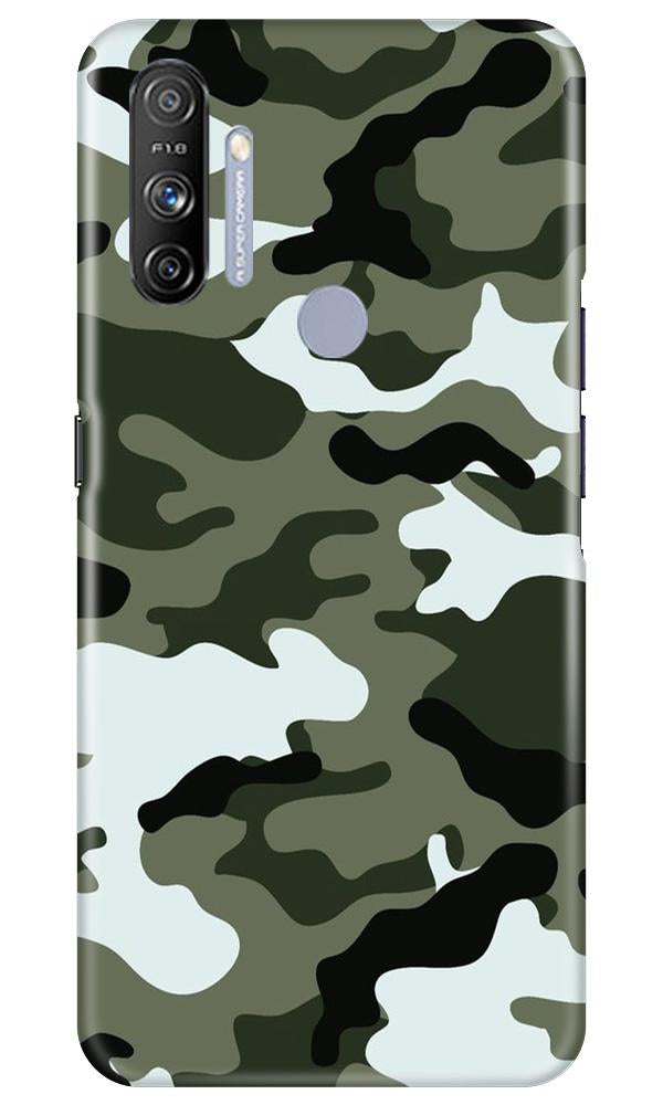 Army Camouflage Mobile Back Case for Realme Narzo 20A (Design - 108) Army Camouflage Case for Realme Narzo 20A (Design - 108)