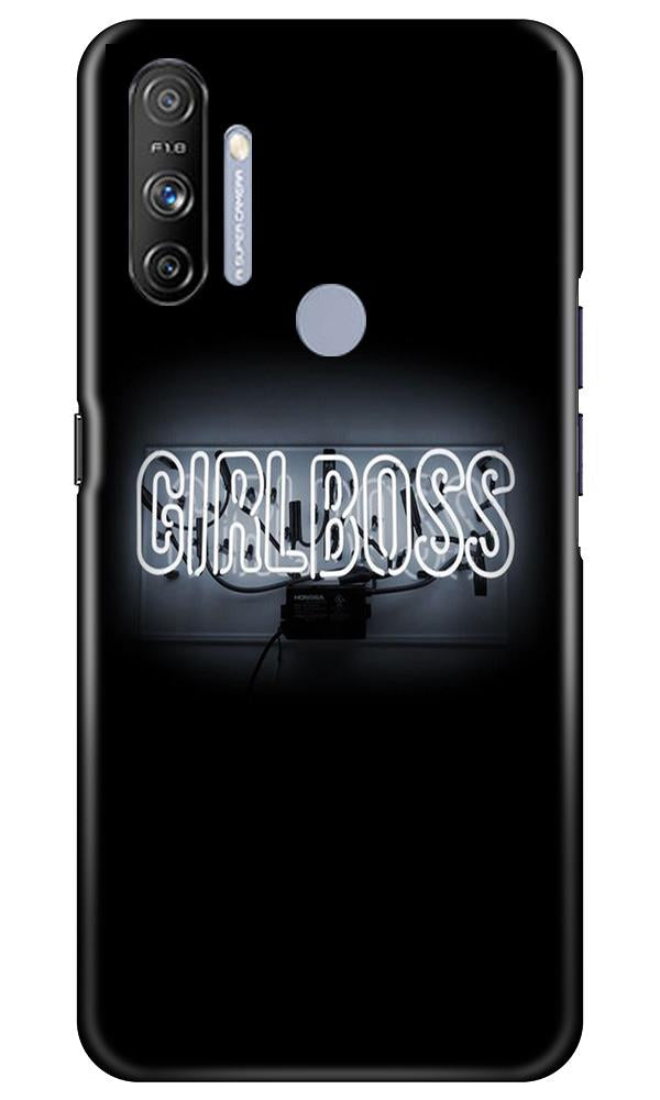 Girl Boss Black Mobile Back Case for Realme Narzo 20A (Design - 268) Girl Boss Black Case for Realme Narzo 20A (Design No. 268)