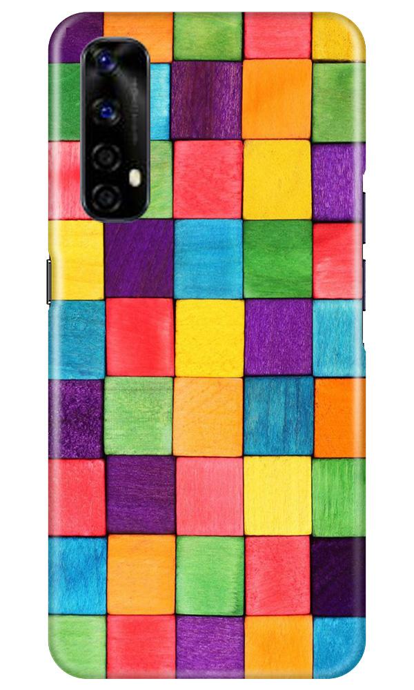 Colorful Square Mobile Back Case for Realme Narzo 20 Pro (Design - 218) Colorful Square Case for Realme Narzo 20 Pro (Design No. 218)