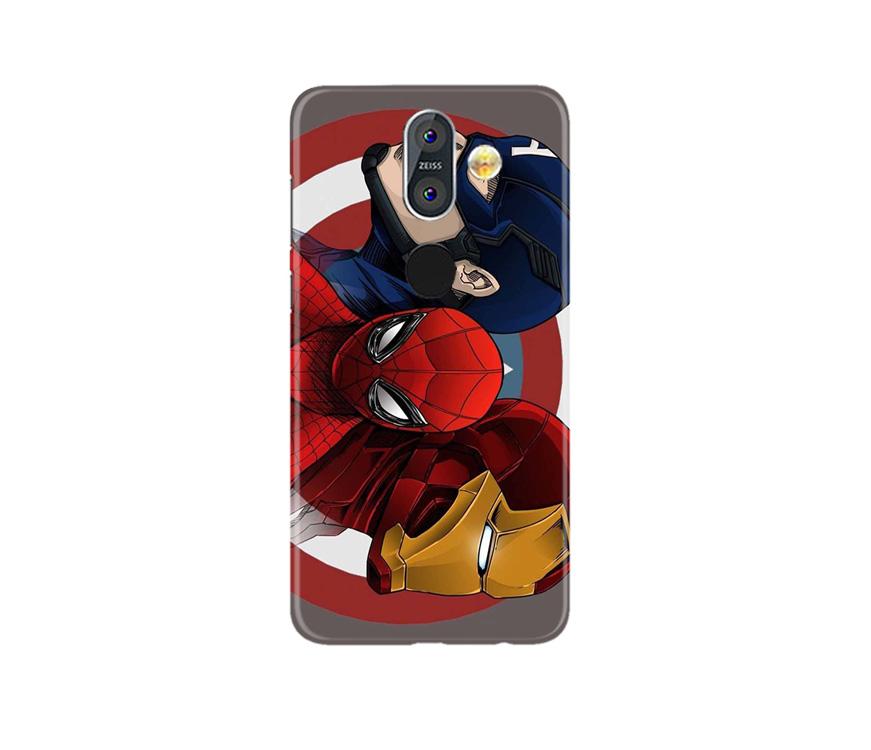 Superhero Mobile Back Case for Nokia 8.1 (Design - 311) Superhero Mobile Back Case for Nokia 8.1 (Design - 311)