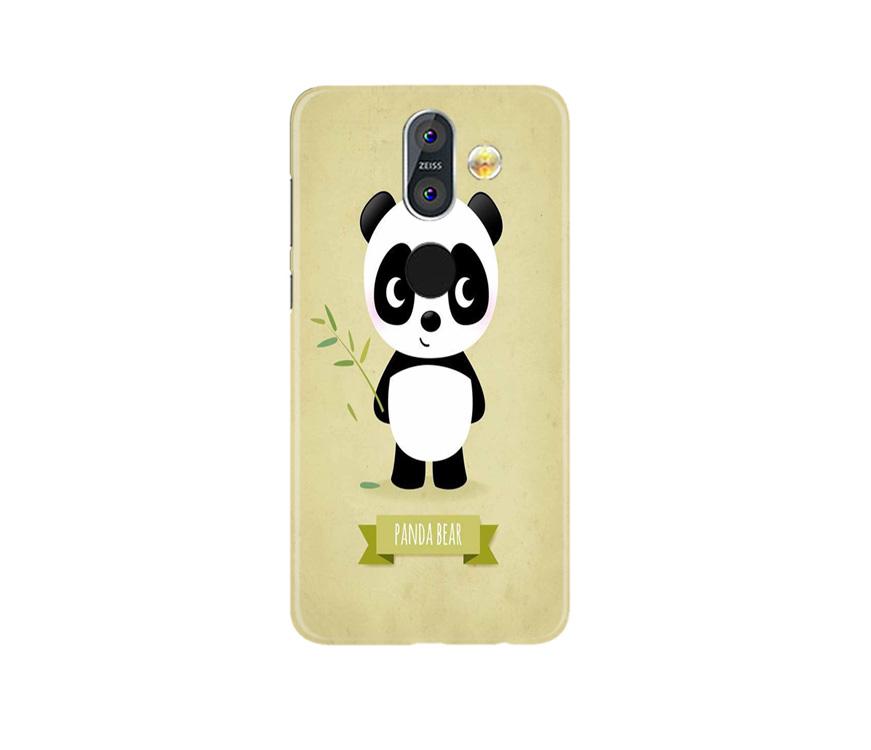 Panda Bear Mobile Back Case for Nokia 8.1 (Design - 317) Panda Bear Mobile Back Case for Nokia 8.1 (Design - 317)