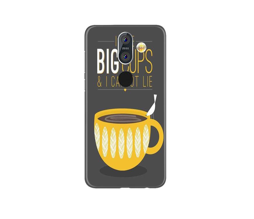 Big Cups Coffee Mobile Back Case for Nokia 8.1 (Design - 352) Big Cups Coffee Mobile Back Case for Nokia 8.1 (Design - 352)