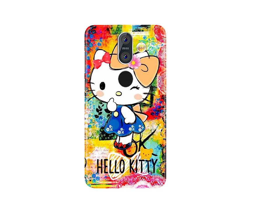 Hello Kitty Mobile Back Case for Nokia 8.1 (Design - 362) Hello Kitty Mobile Back Case for Nokia 8.1 (Design - 362)