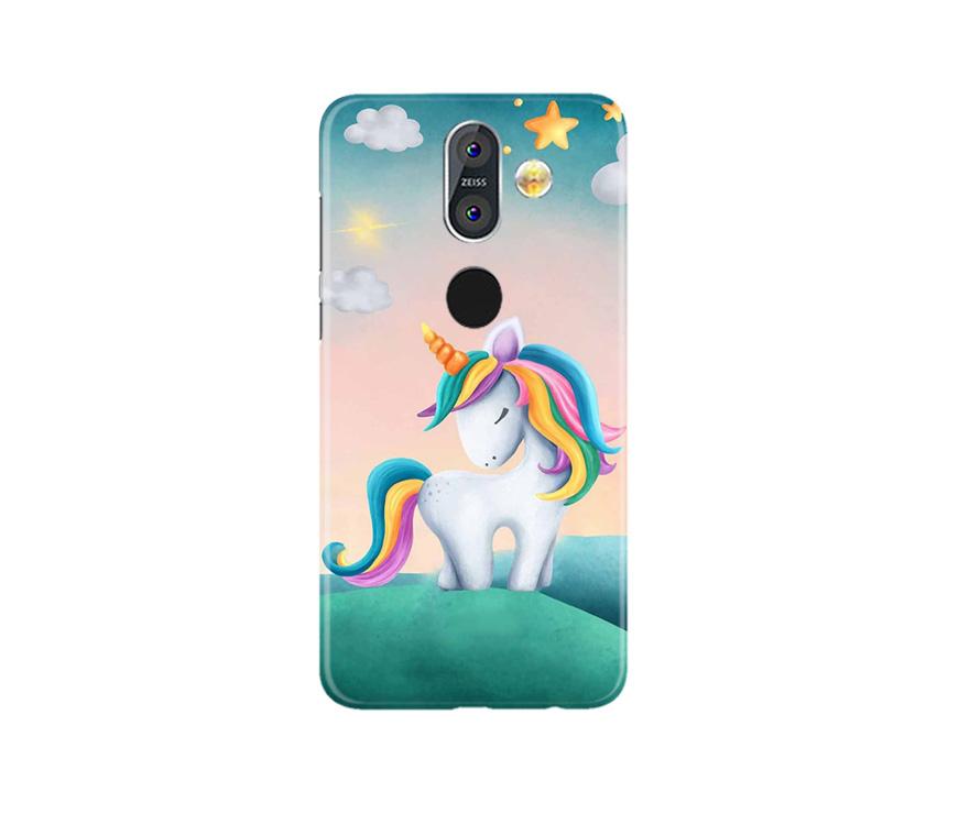 Unicorn Mobile Back Case for Nokia 8.1 (Design - 366) Unicorn Mobile Back Case for Nokia 8.1 (Design - 366)
