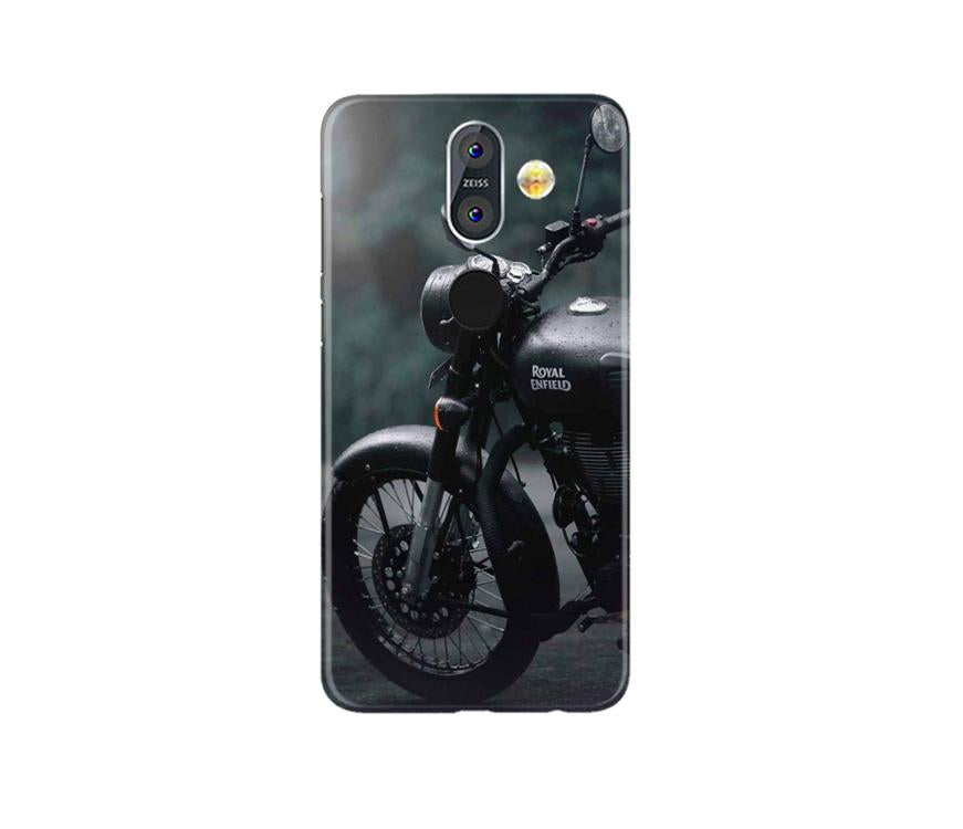 Royal Enfield Mobile Back Case for Nokia 8.1 (Design - 380) Royal Enfield Mobile Back Case for Nokia 8.1 (Design - 380)