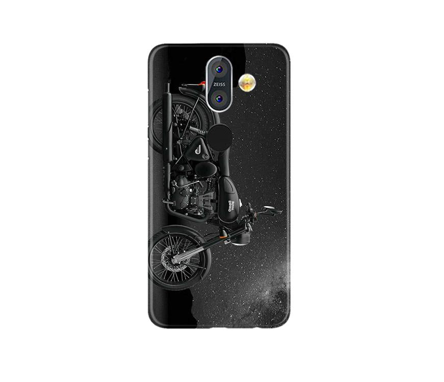 Royal Enfield Mobile Back Case for Nokia 8.1 (Design - 381) Royal Enfield Mobile Back Case for Nokia 8.1 (Design - 381)