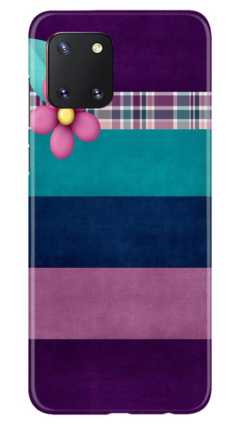 Purple Blue Mobile Back Case for Samsung Note 10 Lite (Design - 37) Purple Blue Case for Samsung Note 10 Lite