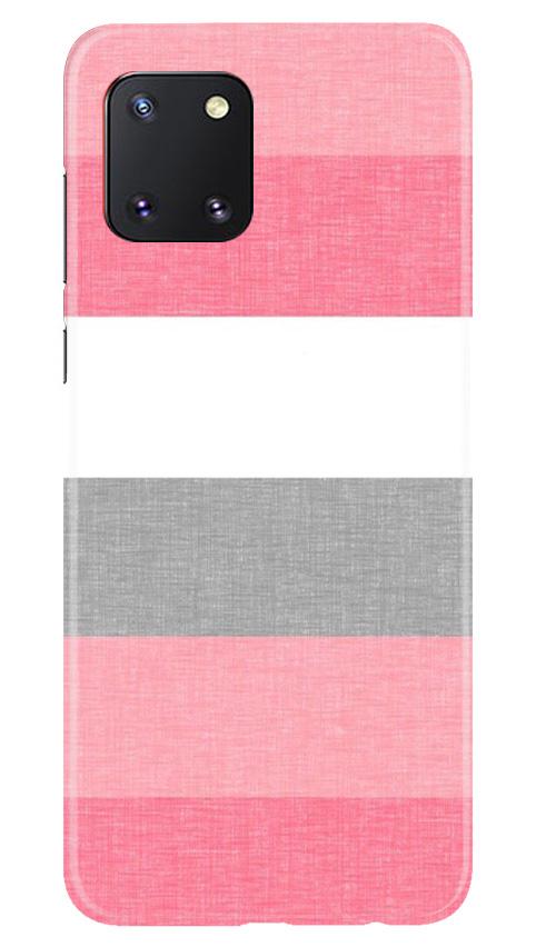 Pink white pattern Mobile Back Case for Samsung Note 10 Lite (Design - 55) Pink white pattern Case for Samsung Note 10 Lite
