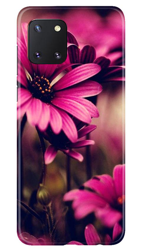 Purple Daisy Mobile Back Case for Samsung Note 10 Lite (Design - 65) Purple Daisy Case for Samsung Note 10 Lite