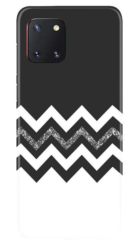 Black white Pattern2Mobile Back Case for Samsung Note 10 Lite (Design - 83) Black white Pattern2Case for Samsung Note 10 Lite