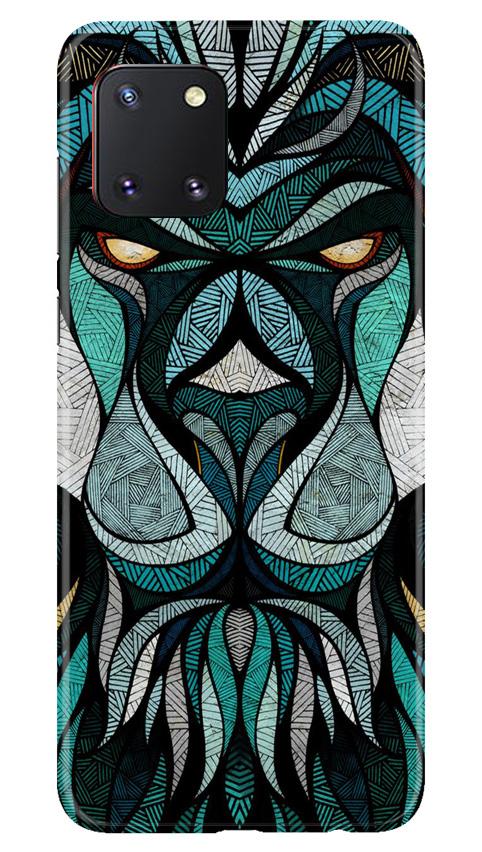 Lion Mobile Back Case for Samsung Note 10 Lite (Design - 97) Lion Case for Samsung Note 10 Lite