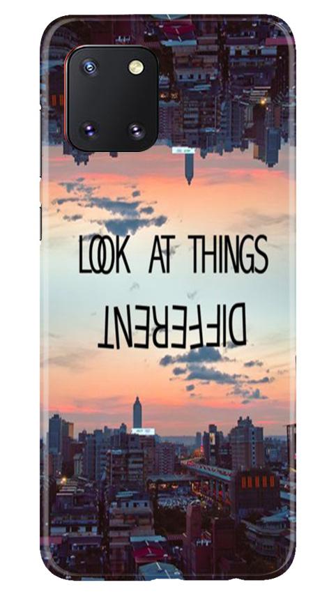Look at things different Mobile Back Case for Samsung Note 10 Lite (Design - 99) Look at things different Case for Samsung Note 10 Lite