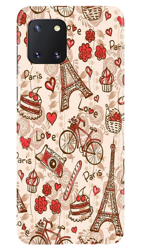 Love Paris Mobile Back Case for Samsung Note 10 Lite (Design - 103) Love Paris Case for Samsung Note 10 Lite (Design - 103)
