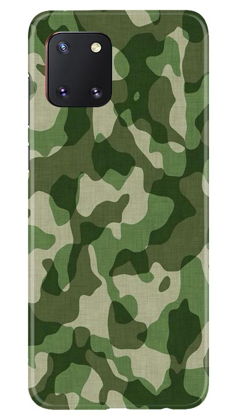 Army Camouflage Mobile Back Case for Samsung Note 10 Lite (Design - 106) Army Camouflage Case for Samsung Note 10 Lite (Design - 106)
