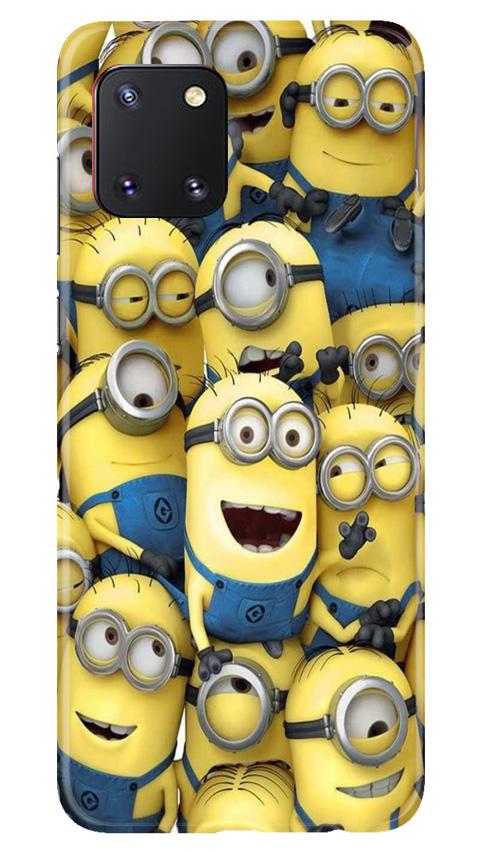 Minions Mobile Back Case for Samsung Note 10 Lite (Design - 127) Minions Case for Samsung Note 10 Lite (Design - 127)